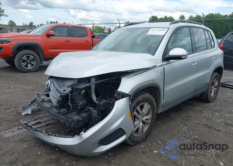 2016 Volkswagen Tiguan S from USA, damaged, VIN WVGBV7AX6GW584857